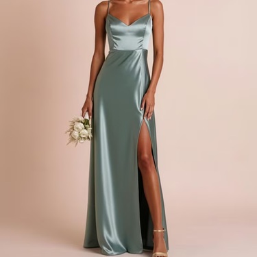 Maxi slit dress