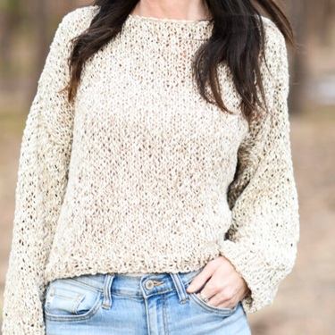 Knitting sweater 