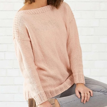 Knitting sweater 