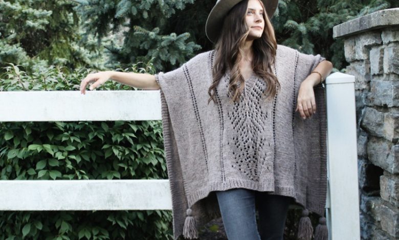 free poncho knitting patterns