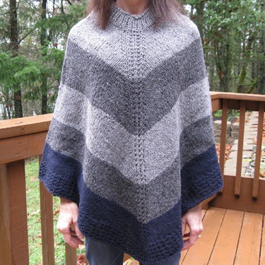 free poncho knitting patterns