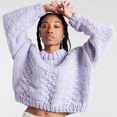 Knitting sweater 