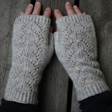 free fingerless gloves knitting patterns