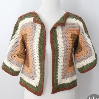 Crochet Hexagon Cardigan