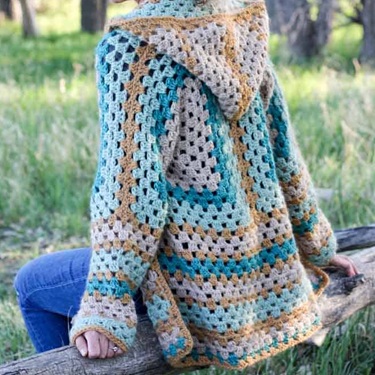 Crochet Hexagon Cardigan