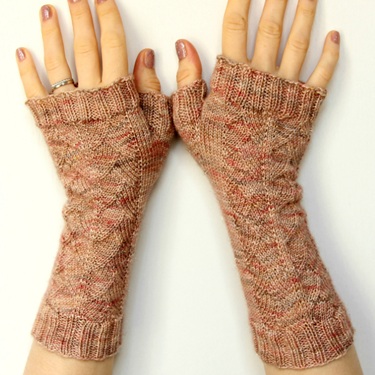 free fingerless gloves knitting patterns