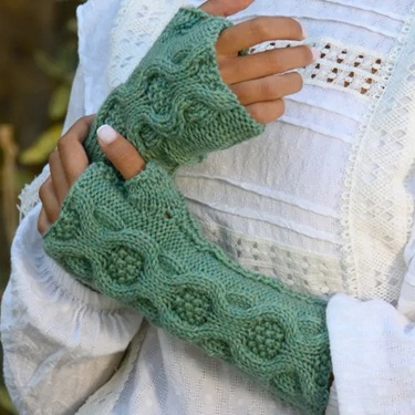 free fingerless gloves knitting patterns