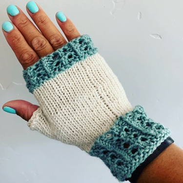 free fingerless gloves knitting patterns