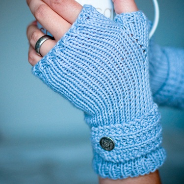 free fingerless gloves knitting patterns