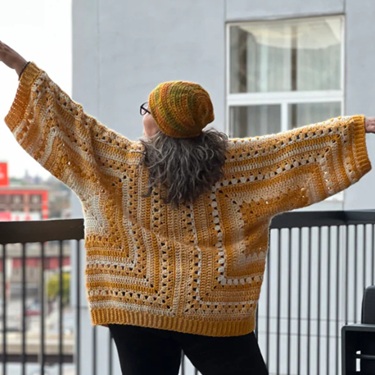 Crochet Hexagon Cardigan