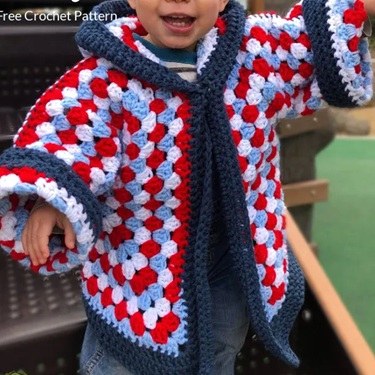 Crochet Hexagon Cardigan