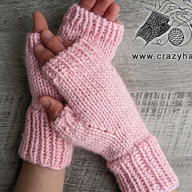 free fingerless gloves knitting patterns