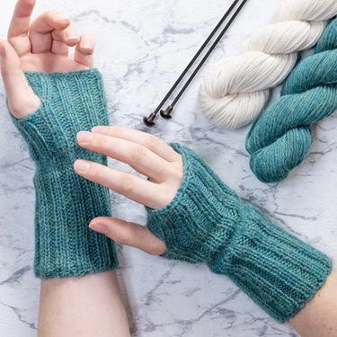 free fingerless gloves knitting patterns