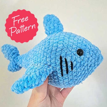 crochet a shark