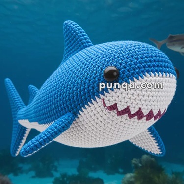 crochet a shark