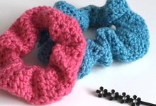 crochet scrunchies