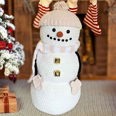 free crochet snowman patterns