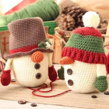 free crochet snowman patterns