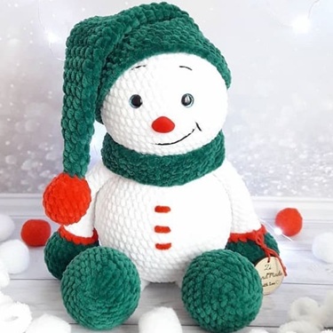 free crochet snowman patterns