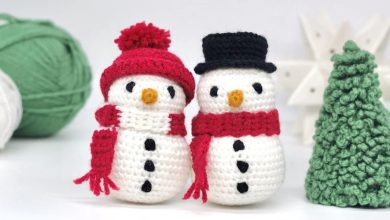 free crochet snowman patterns