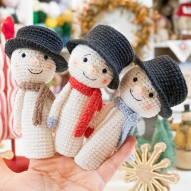 free crochet snowman patterns
