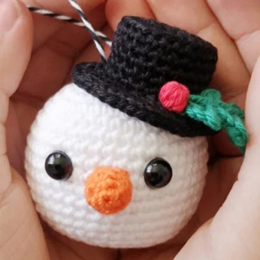 free crochet snowman patterns