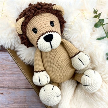 crochet lion