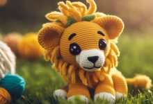 crochet lion