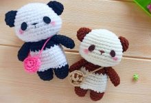 free panda crochet patterns