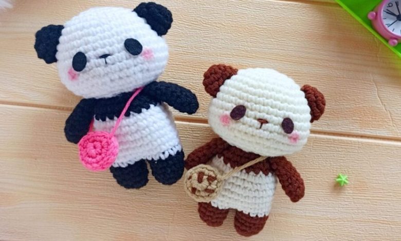 free panda crochet patterns