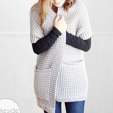 waffle cardigan