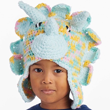 crochet triceratops