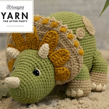 crochet triceratops