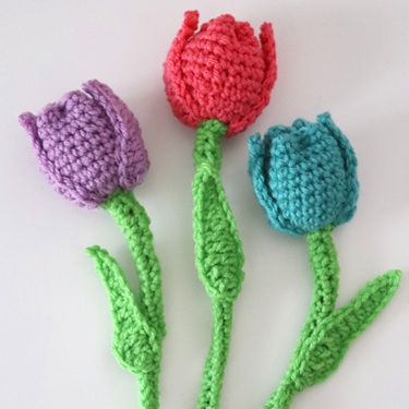 free crochet tulip patterns