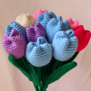 free crochet tulip patterns