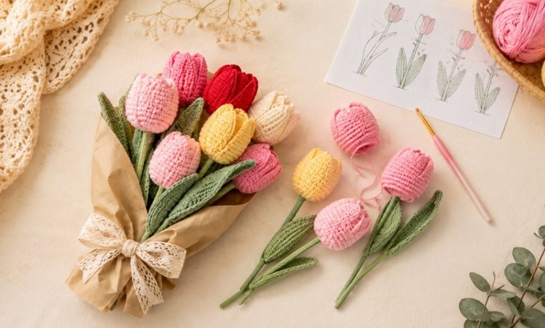 free crochet tulip patterns