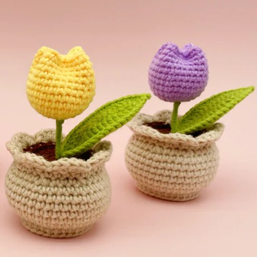free crochet tulip patterns