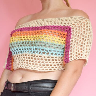 free crochet crop top patterns
